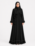 Elegant Ruffle Abaya